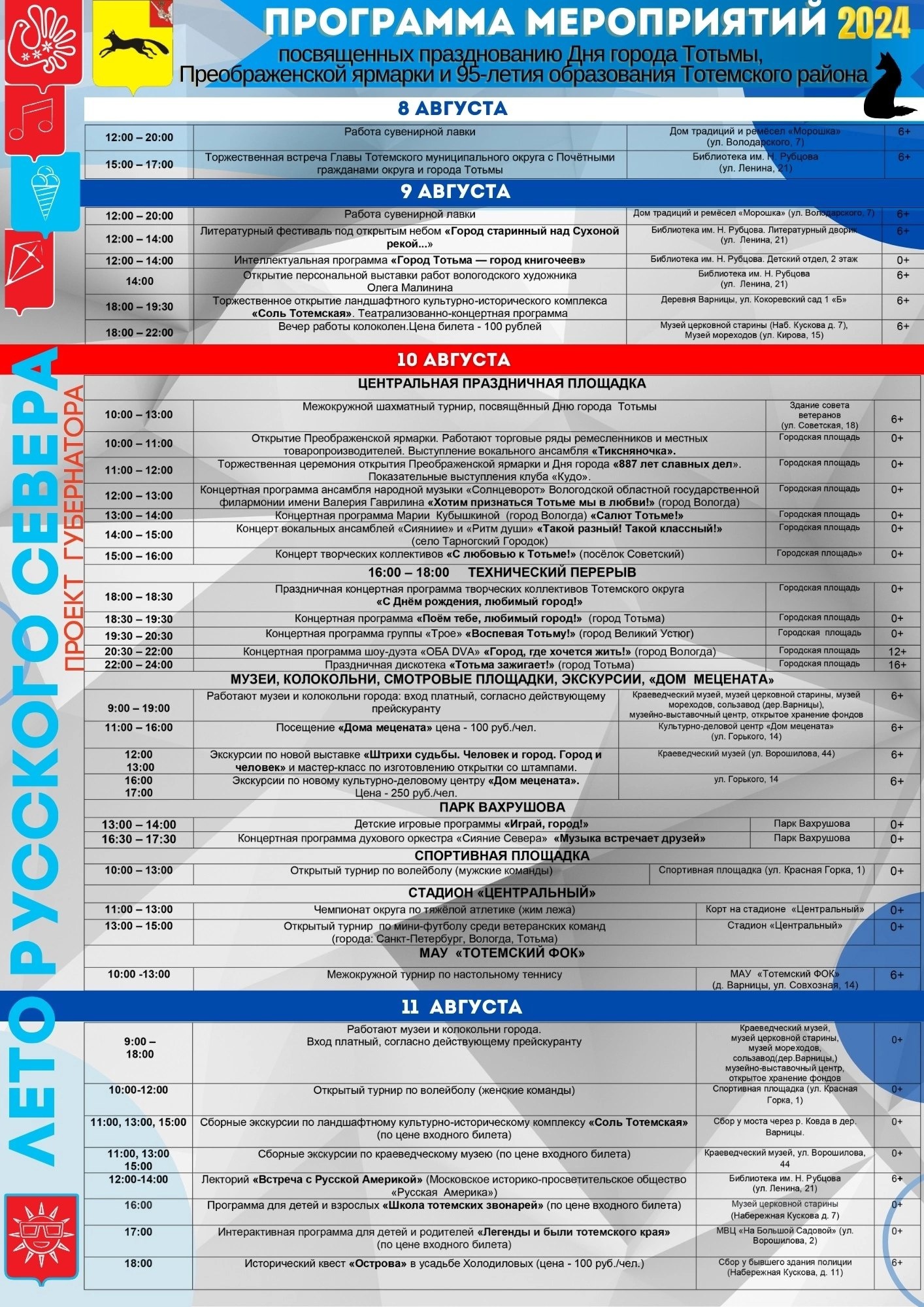  ДЕНЬ ГОРОДА ТОТЬМА -2024!