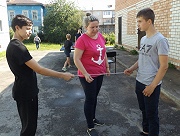 Занятие с элементами тренинга «Веревочка».