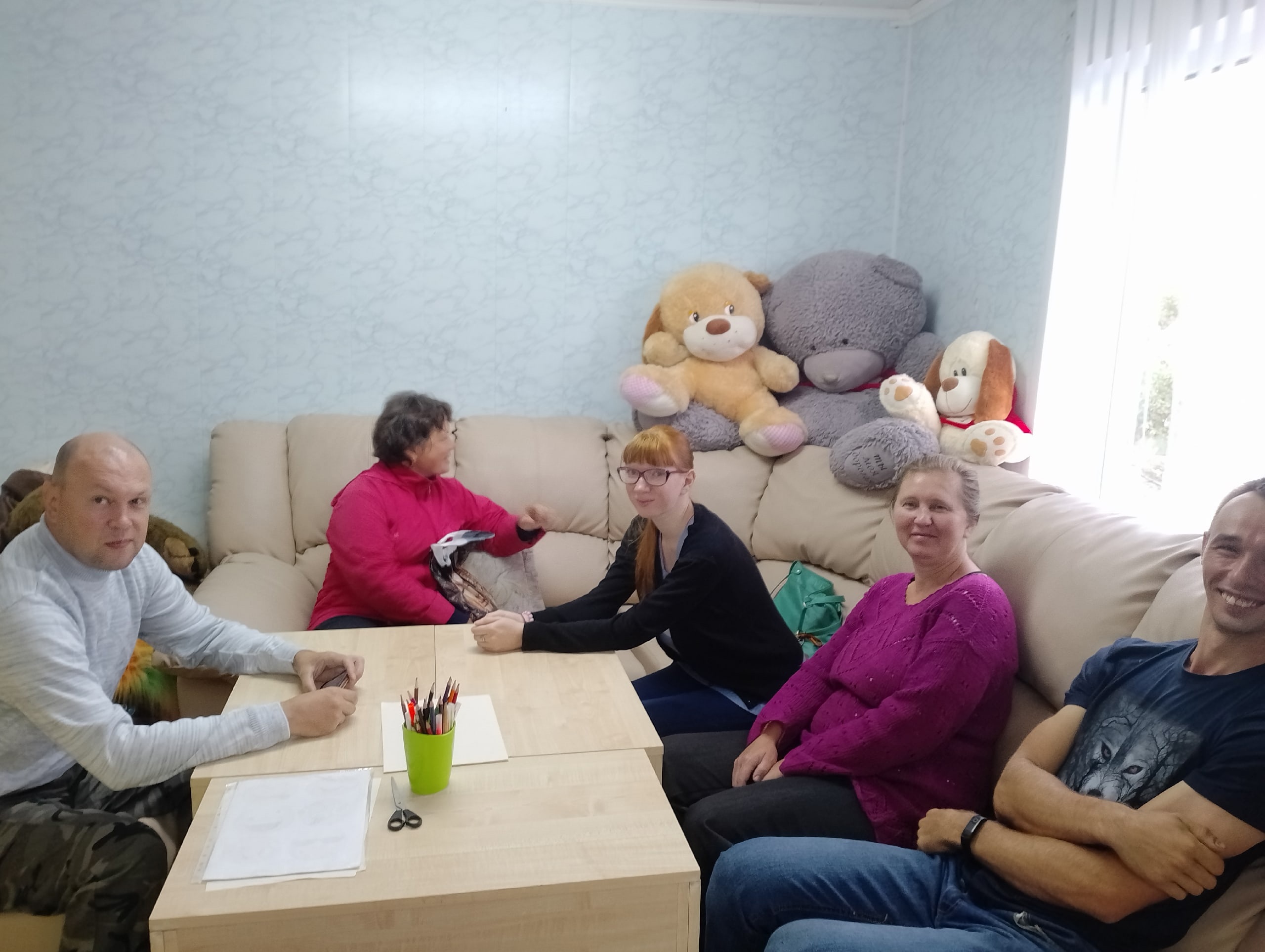 12 сентября вновь состоялось занятие с психологом "Технология исполнения желаний" с молодыми людьми с ограниченными возможностями здоровья.