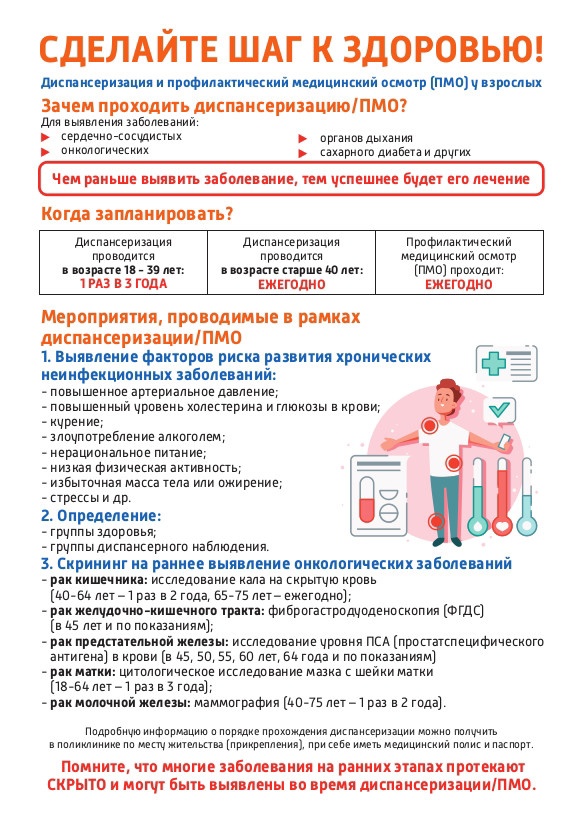 С 23 по 29 января Минздрав России проводит неделю информированности о важности диспансеризации и профосмотров.